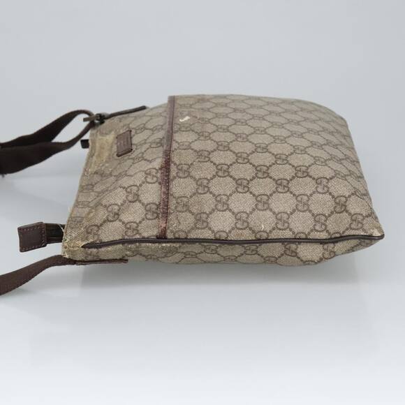 GUCCI GG Supreme Shoulder Bag Pvc Beige - Picture 5 of 16